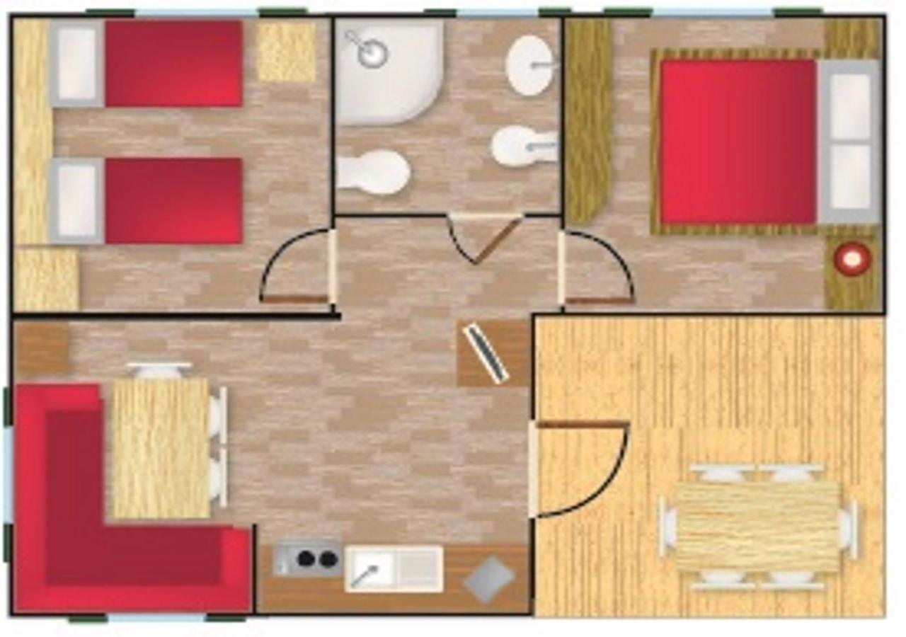 קוואלינו-טראפורטי Villa Al Mare Camping - 4 Stelle מראה חיצוני תמונה