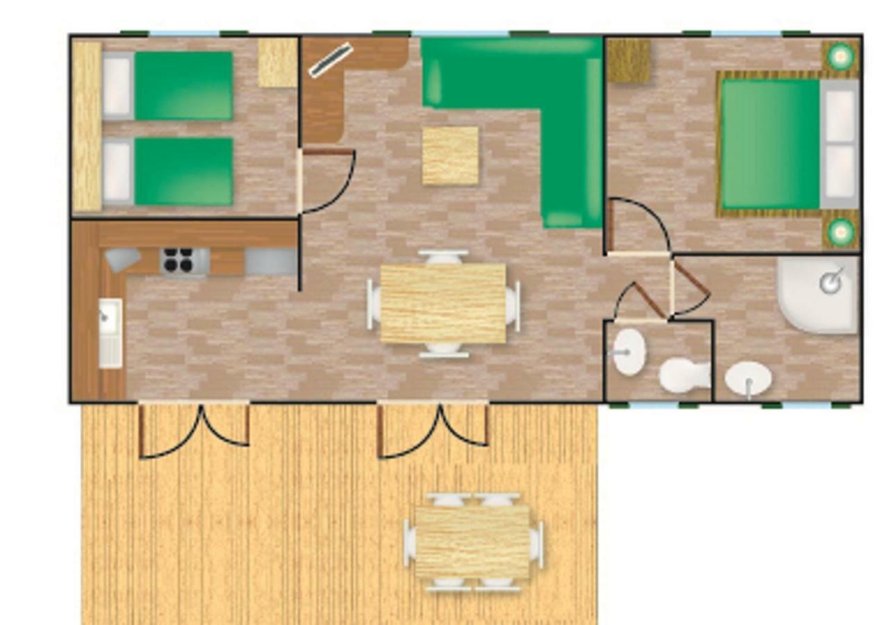 קוואלינו-טראפורטי Villa Al Mare Camping - 4 Stelle מראה חיצוני תמונה
